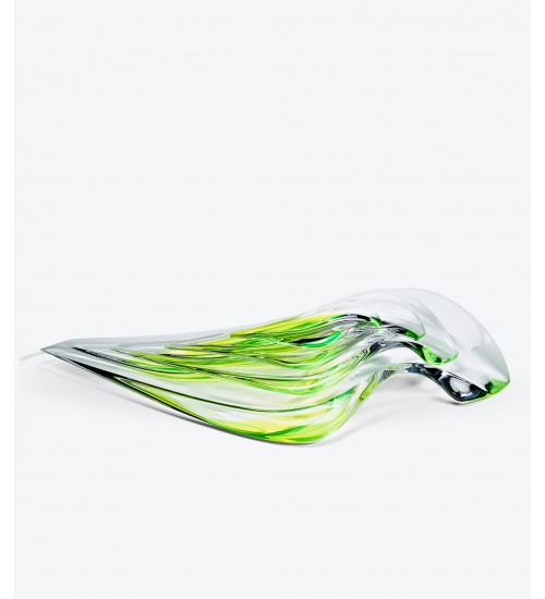 Zaha Hadid Design Aqua Platter液态造型盘4件套（限量200件）青色H7.7cm